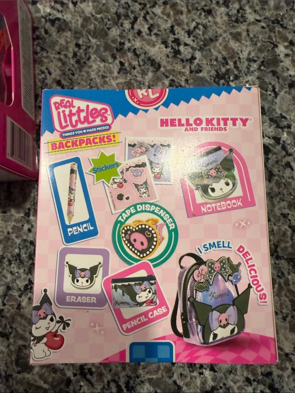 Sanrio Hello Kitty Pink & Kuromi Purple Scented Stationery Backpack Sets